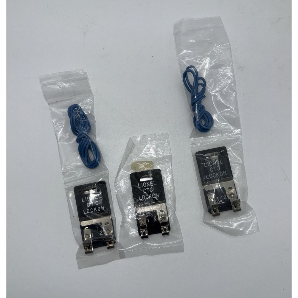 LIONEL CTC Lockon for O Gauge Tracks Set of 3 NEW Train Railroad